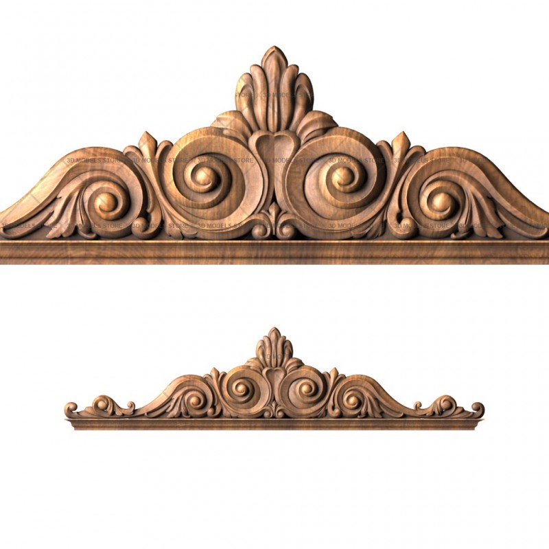 Capital (crown) for door, 3d models (stl)