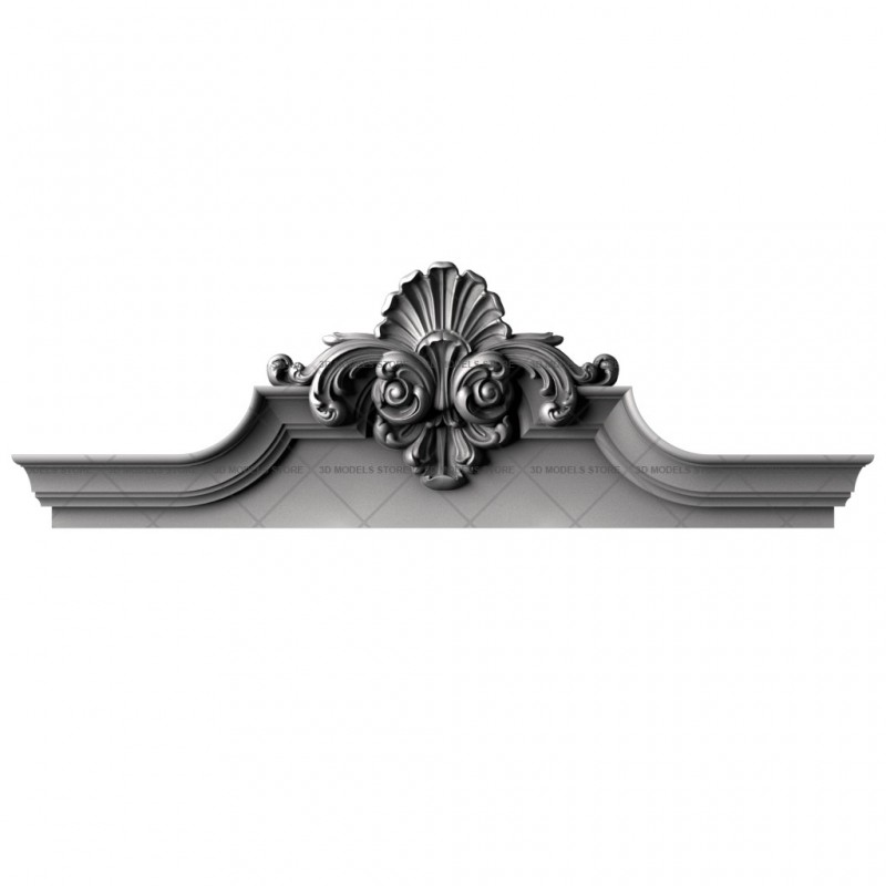 Capital (crown) for door, 3d models (stl)