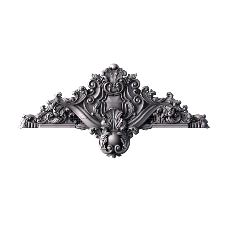 Capital (crown) for door, 3d models (stl)