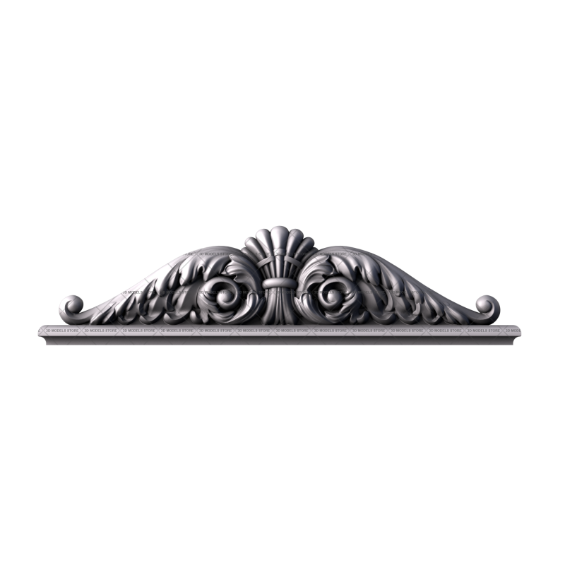 Capital (crown) for door, 3d models (stl)