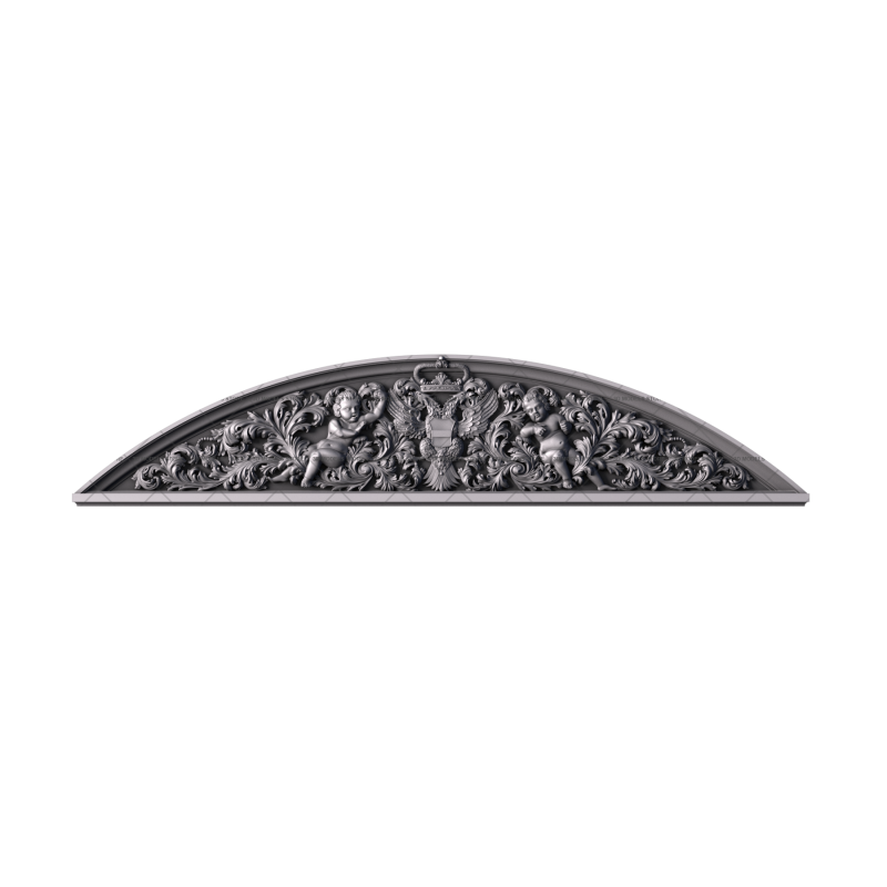 Capital (crown) for door, 3d models (stl)