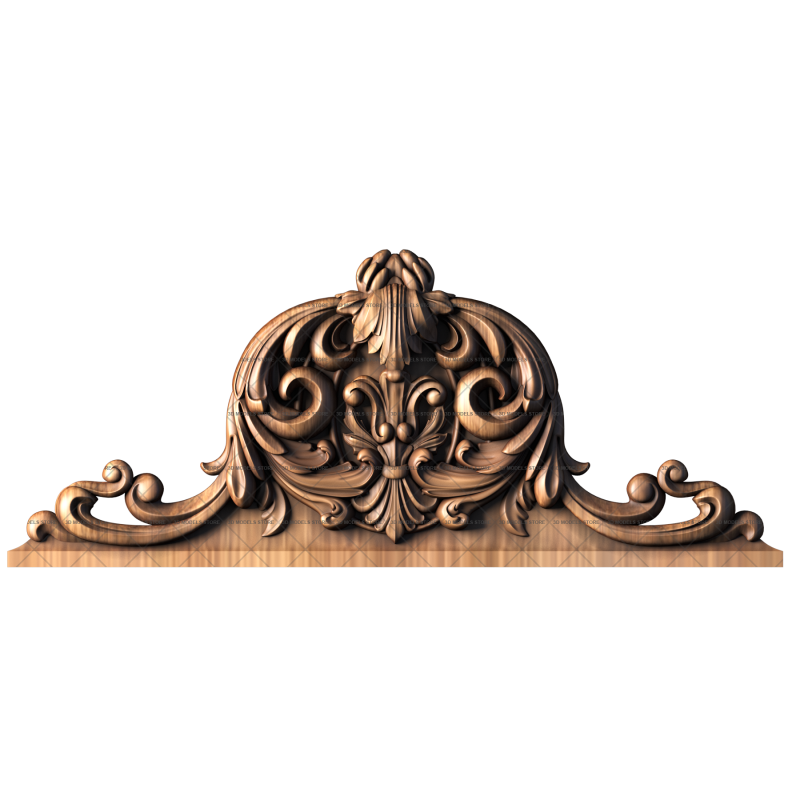 Capital (crown) for door, 3d models (stl)