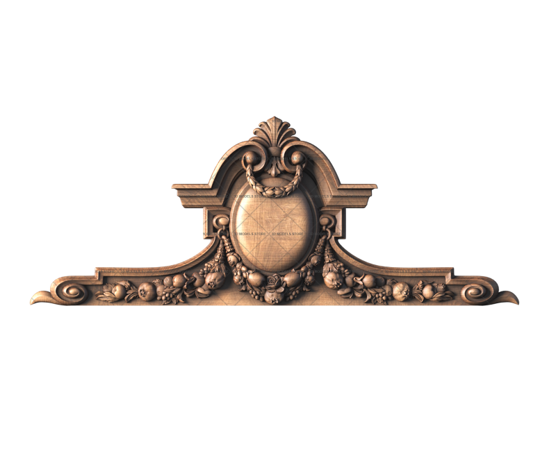 Capital (crown) for door, 3d models (stl)