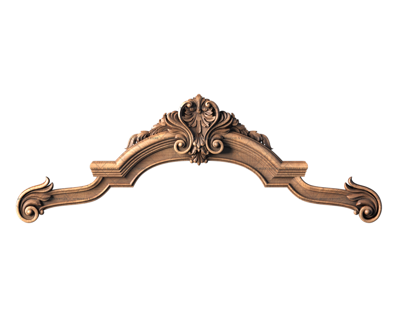 Capital (crown) for door, 3d models (stl)