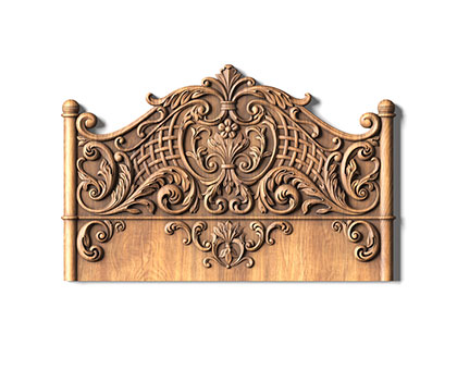 Headboard, 3d models (stl)