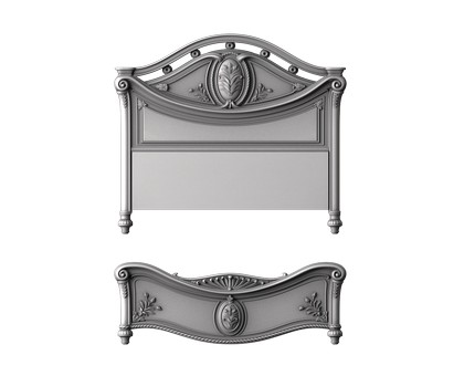 Headboard, 3d models (stl)