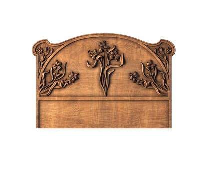 Headboard, 3d models (stl)