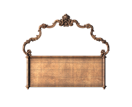 Headboard, 3d models (stl)