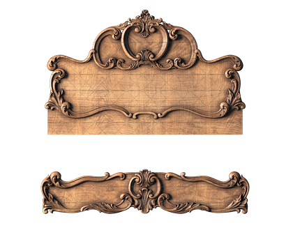 Headboard, 3d models (stl)