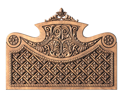 Headboard, 3d models (stl)