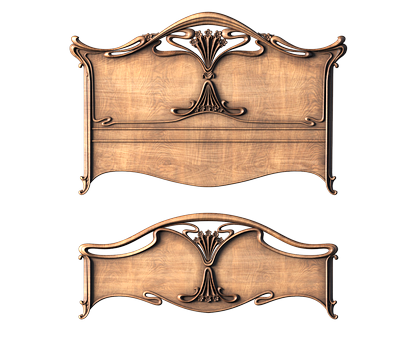 Headboard, 3d models (stl)