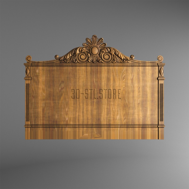 Carved headboarde, 3d models (stl)