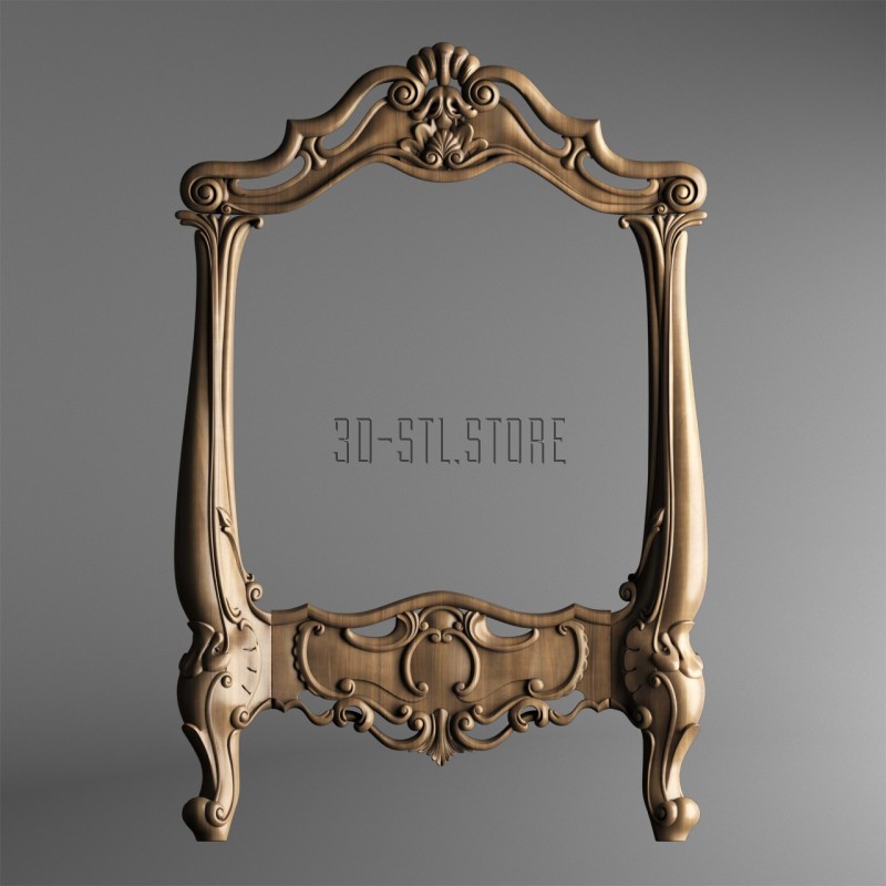 Carved headboarde, 3d models (stl)