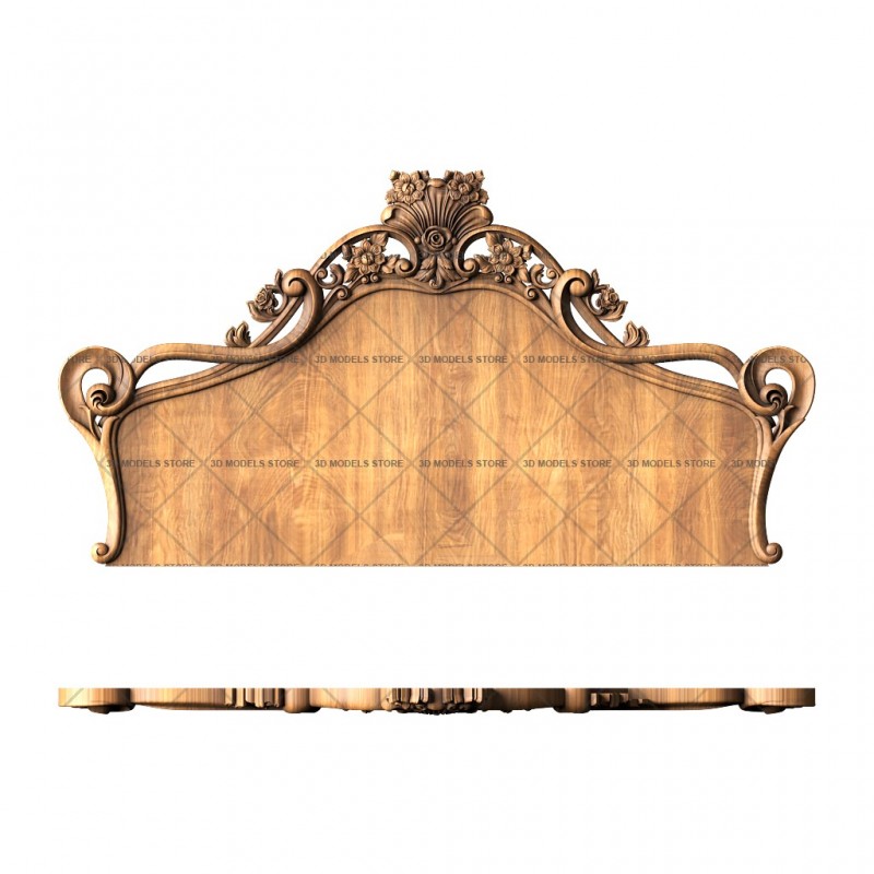 Headboard, 3d models (stl)