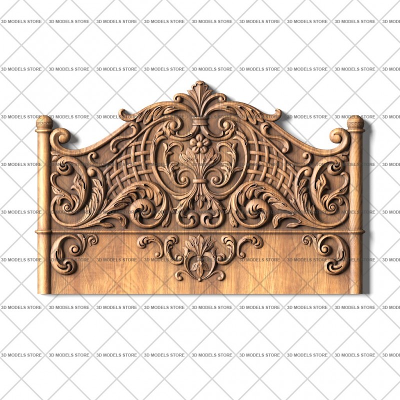 Headboard, 3d models (stl)