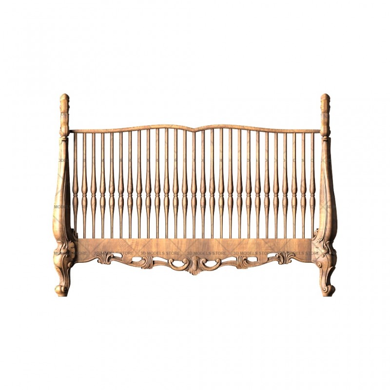 Headboard, 3d models (stl)