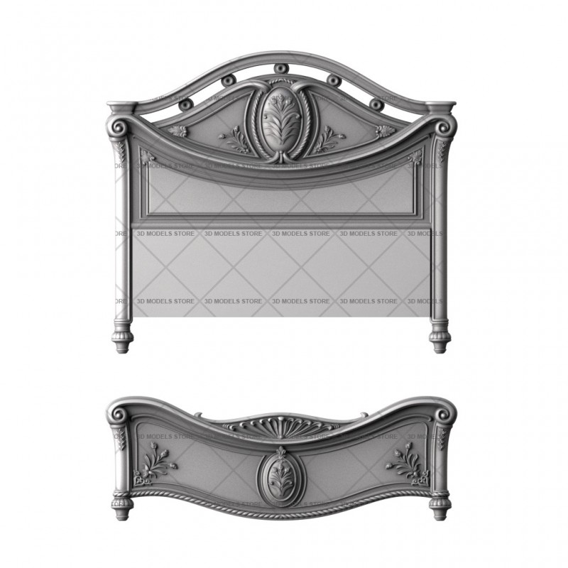 Headboard, 3d models (stl)