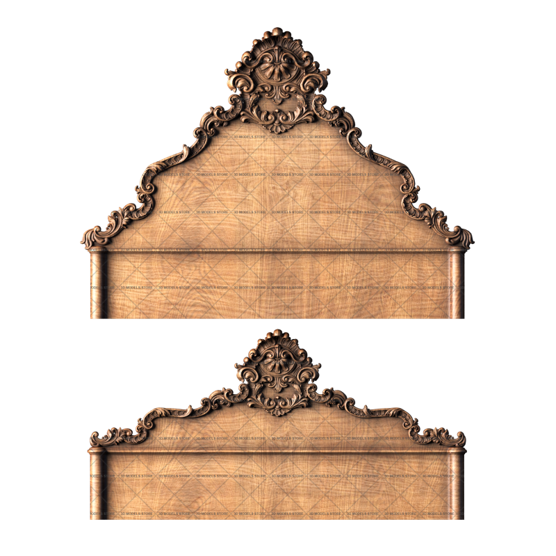 Headboard, 3d models (stl)