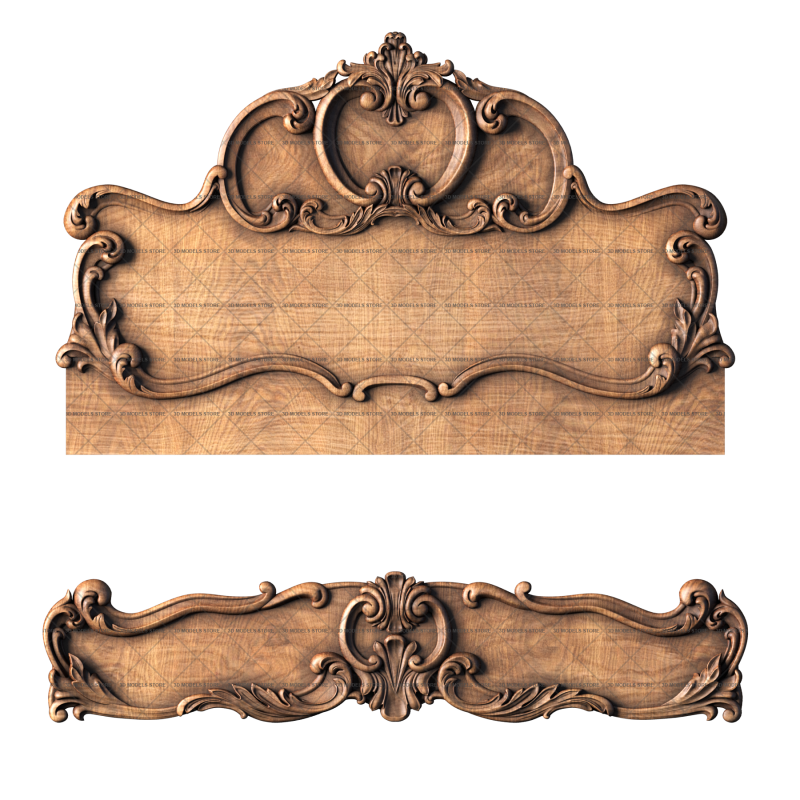 Headboard, 3d models (stl)