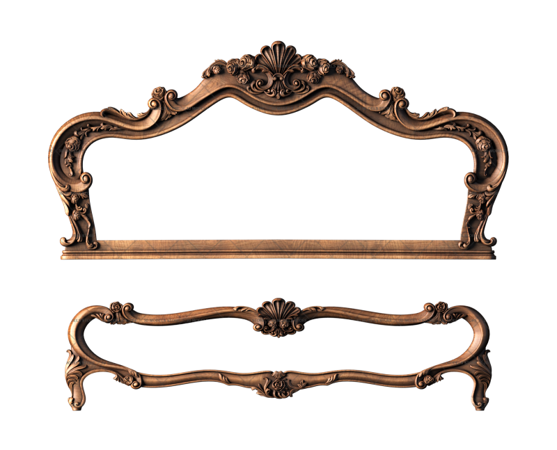 Headboard, 3d models (stl)