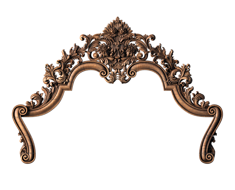 Headboard, 3d models (stl)