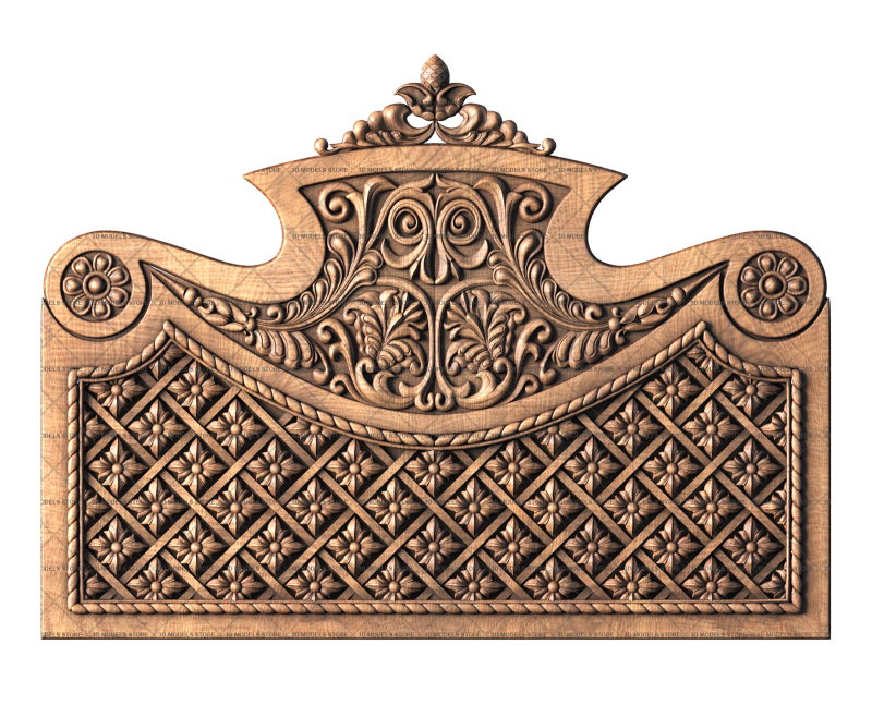 Headboard, 3d models (stl)