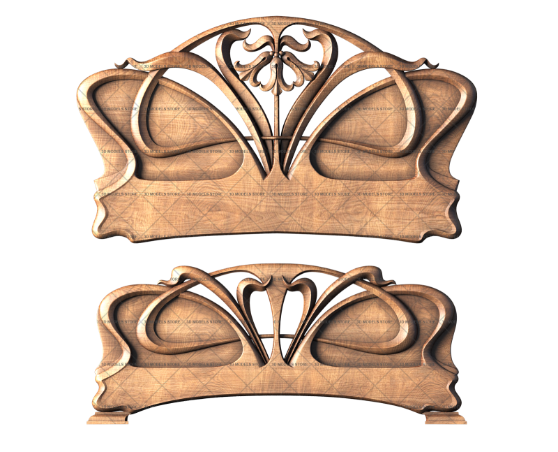 Headboard, 3d models (stl)