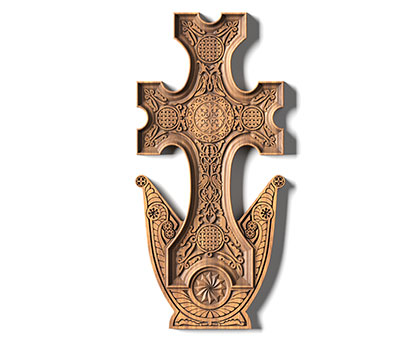 Cross Armenian, 3d models (stl)