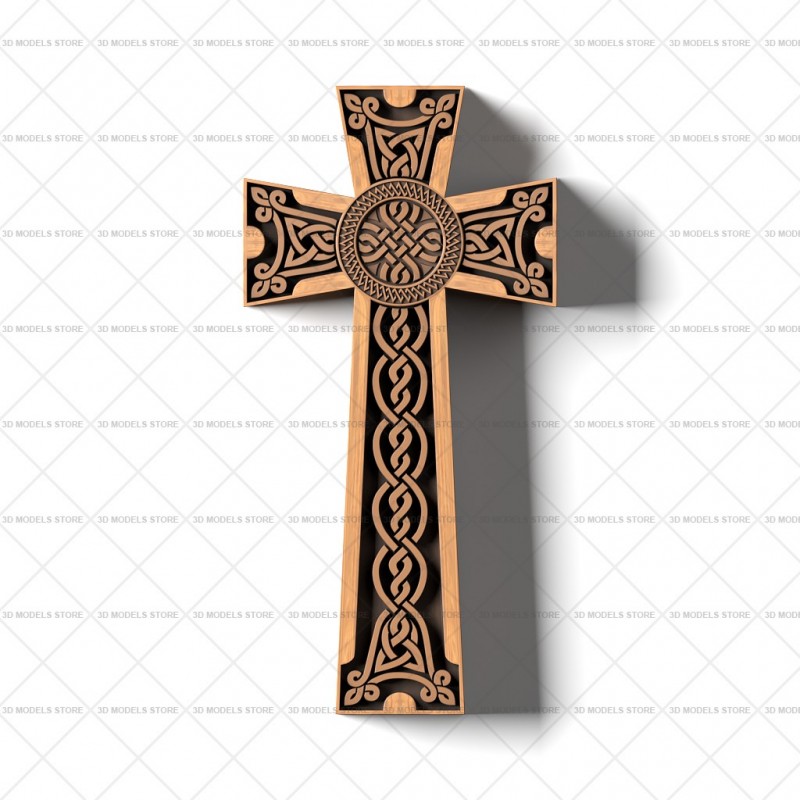 Cross crucifix, 3d models (stl)