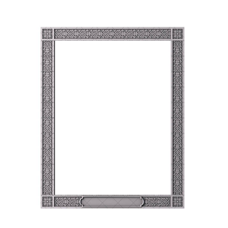 Church frame, 3d models (stl)