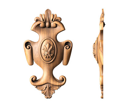 Cartouche, 3d models (stl)