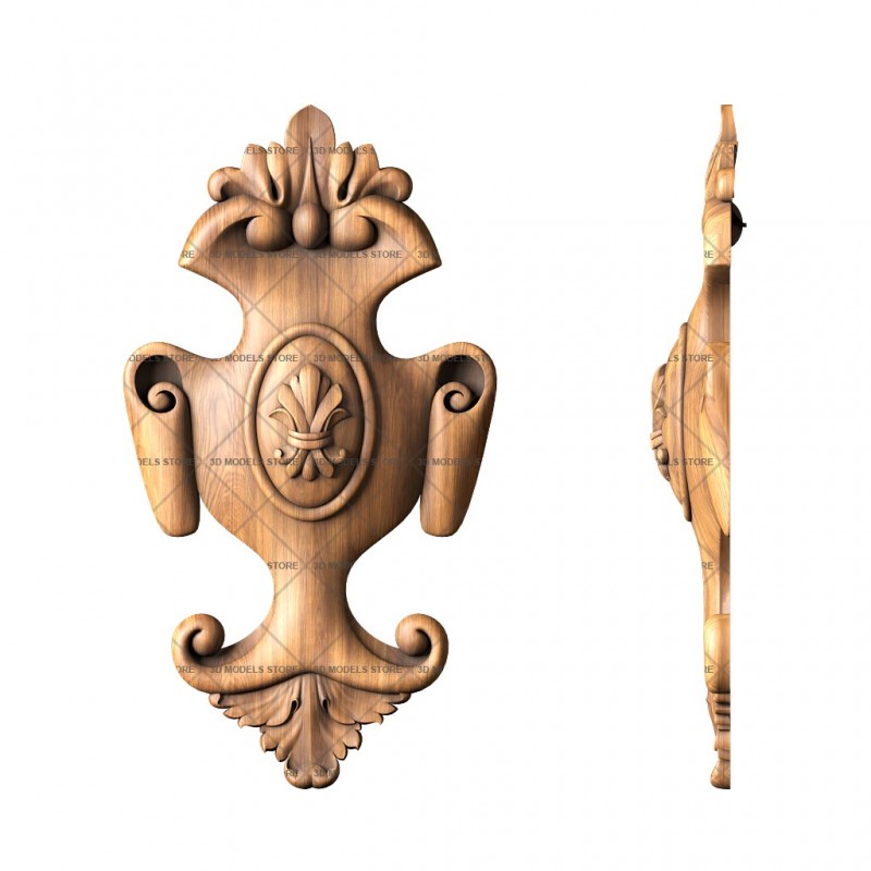 Cartouche, 3d models (stl)