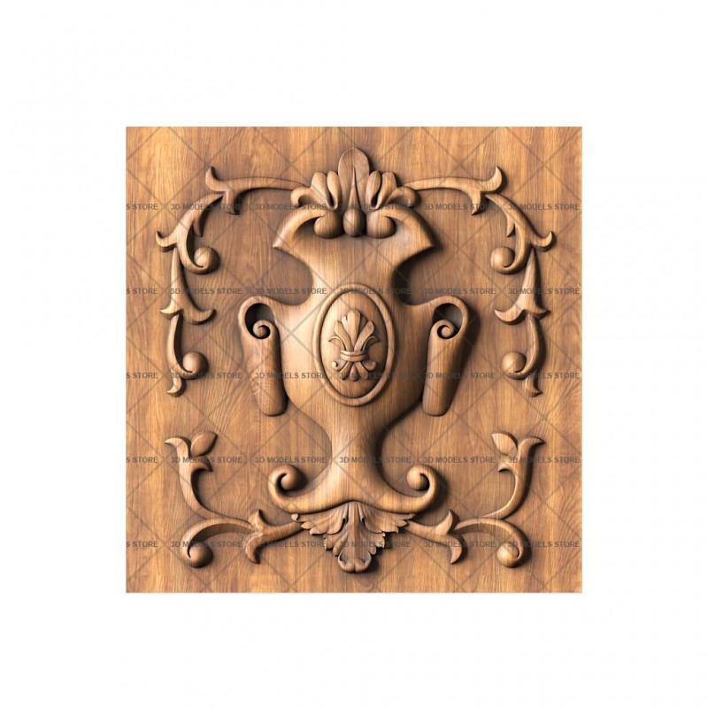 Cartouche, 3d models (stl)