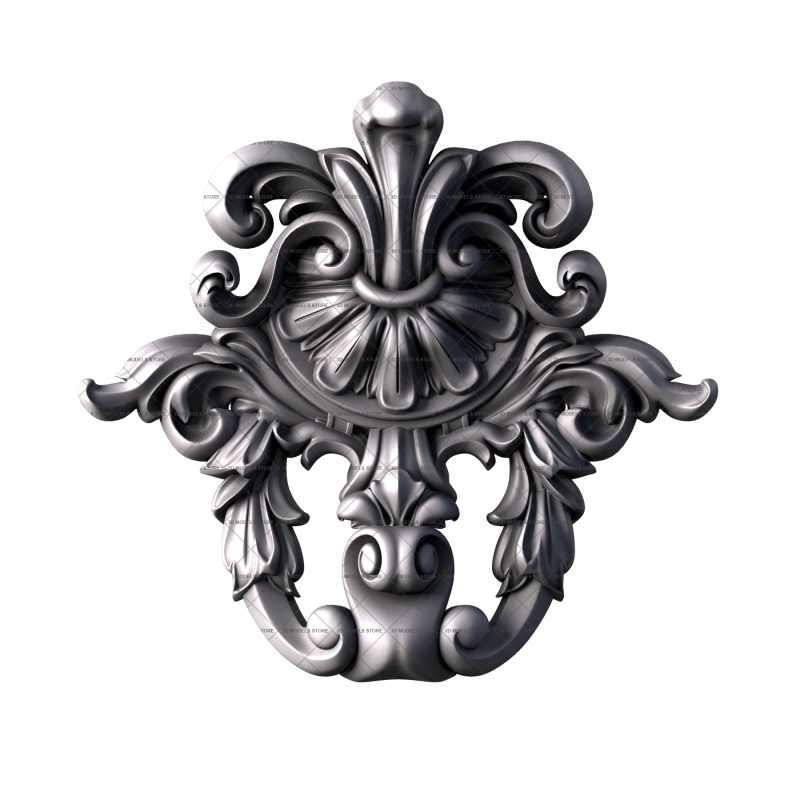 Cartouche, 3d models (stl)