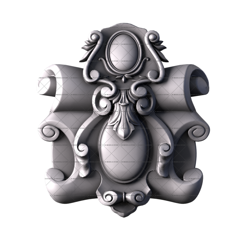 Cartouche, 3d models (stl)