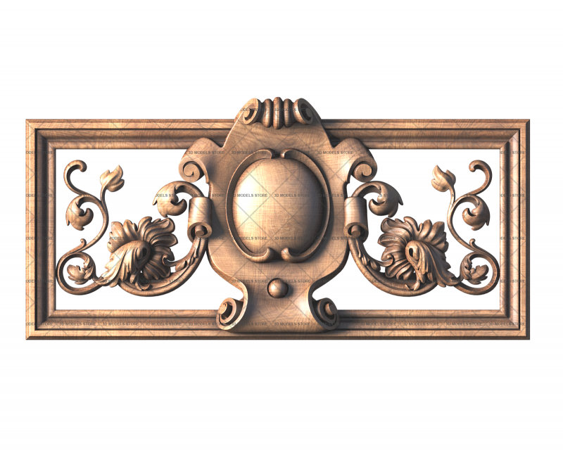 Cartouche, 3d models (stl)