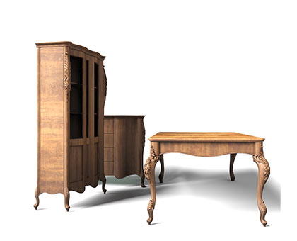 Furniture set, 3d models (stl)