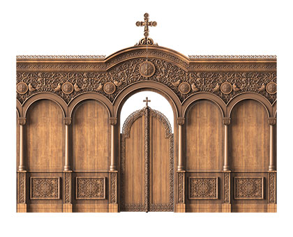 Large iconostasis, 3d models (stl)