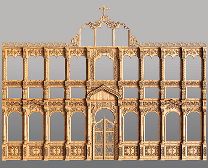 Large iconostasis, 3d models (stl)