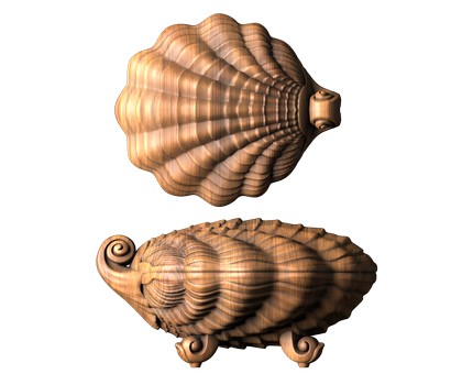 Shell box, 3d models (stl)