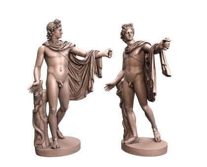 Apollo Belvedere, 3d models (stl)