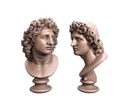 Alexander the Great, 3d models (stl)