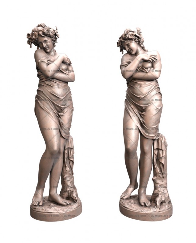 Woman, 3d models (stl)