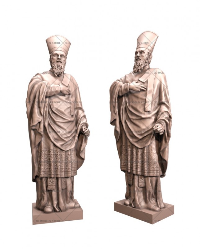 Pope, 3d models (stl)