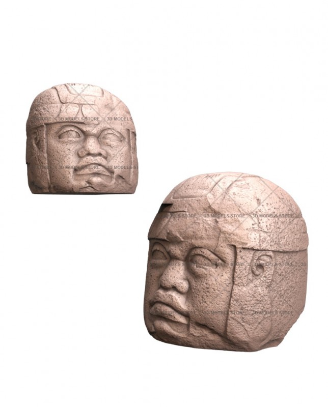 Olmec, 3d models (stl)