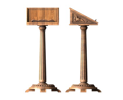 Lectern, 3d models (stl)