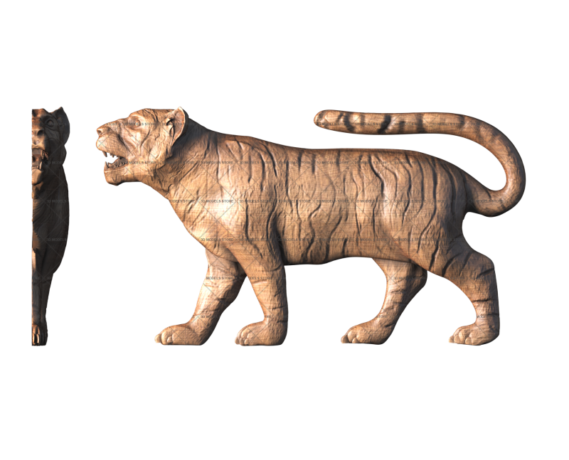 Tiger, 3d models (stl)