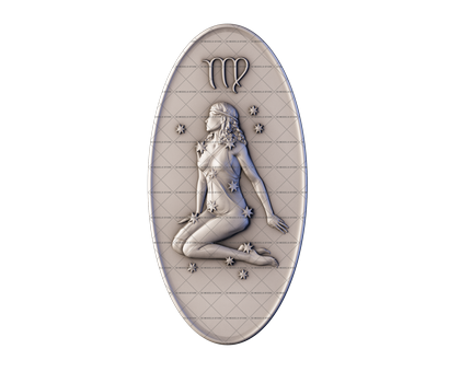 Zodiac sign - Virgo, 3d models (stl)