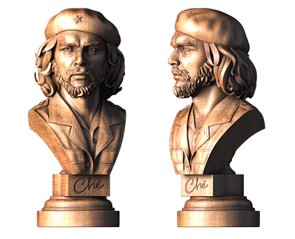 Che Guevara, 3d models (stl)