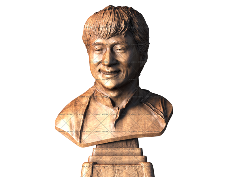 Jackie Chan, 3d models (stl)